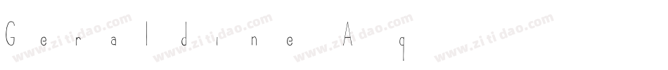 Geraldine-A9q6字体转换