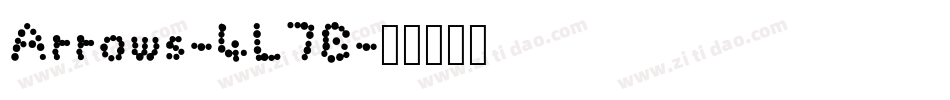 Arrows-4L7B字体转换
