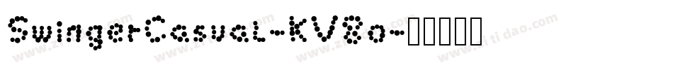 SwingerCasual-KV8o字体转换