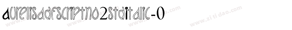 Aurelisadfscriptno2stdItalic-0G2z字体转换
