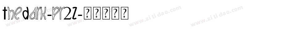 TheDark-pr2Z字体转换