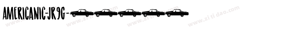 Americanic-jr9G字体转换