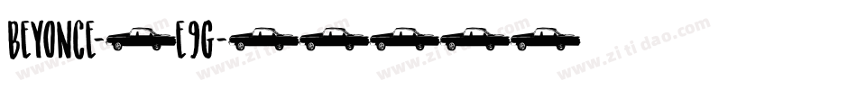 Beyonce-5e9G字体转换