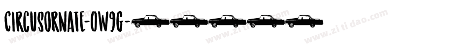 CircusOrnate-0W9G字体转换