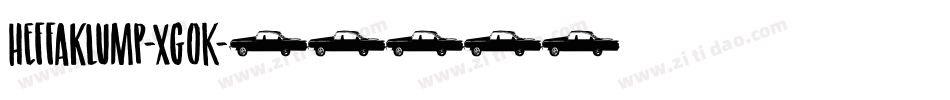 Heffaklump-XG0K字体转换 Heffaklump-XG0K字体转换