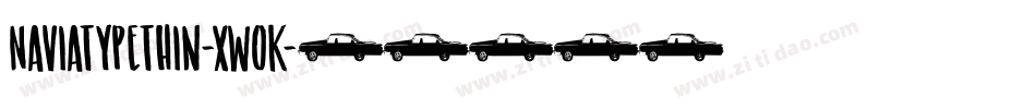 NaviaTypeThin-xw0K字体转换