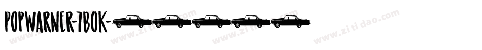 PopWarner-7B0K字体转换