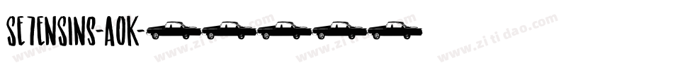 Se7enSins-a0K字体转换