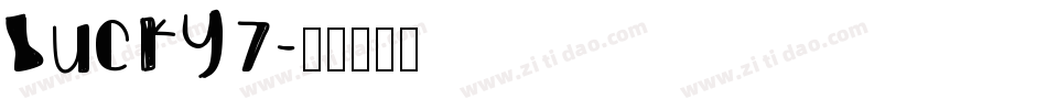 Lucky7字体转换