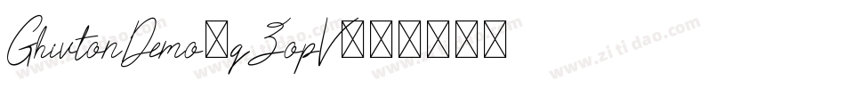 GhivtonDemo-qZopV字体转换