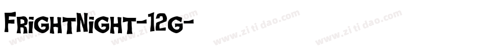 FrightNight-12g字体转换