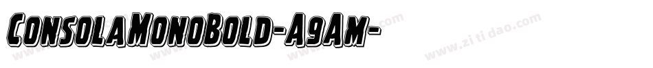 ConsolaMonoBold-A9Am字体转换