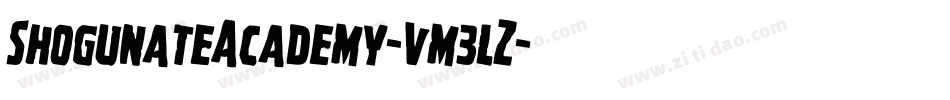 ShogunateAcademy-vm3lZ字体转换