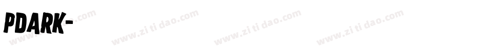 pdark字体转换