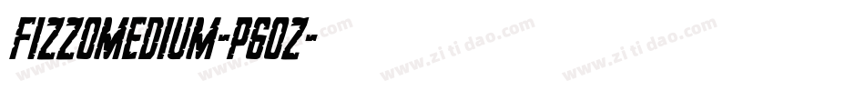 FizzoMedium-p6OZ字体转换