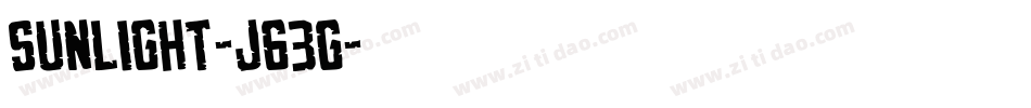 Sunlight-j63G字体转换