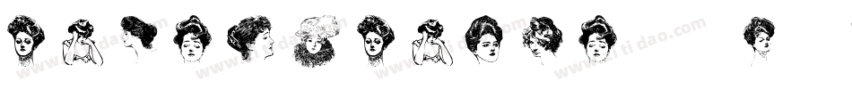 GibsonGirls-1D0B字体转换