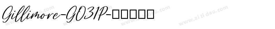Gillimore-GO31P字体转换