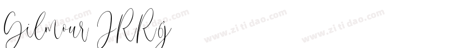Gilmour-JRR6j字体转换