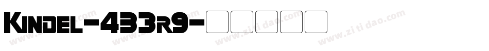 Kindel-4B3r9字体转换