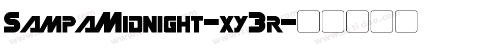 SampaMidnight-xy3r字体转换