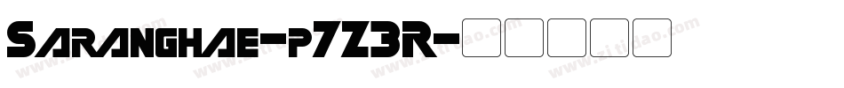 Saranghae-p7Z3R字体转换