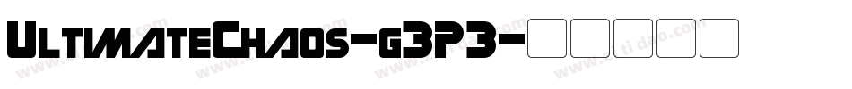 UltimateChaos-g3P3字体转换