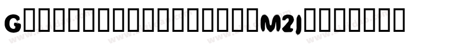 Gothiccornercaps-M2Jx字体转换