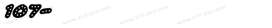 107字体转换
