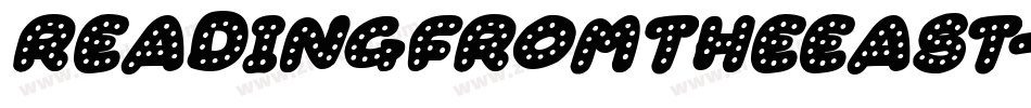 readingfromtheeast字体转换