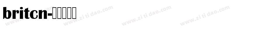 britcn字体转换