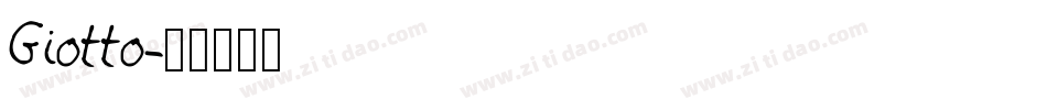 Giotto字体转换