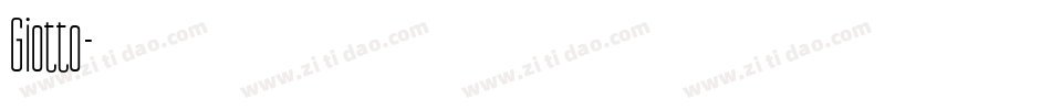 Giotto字体转换