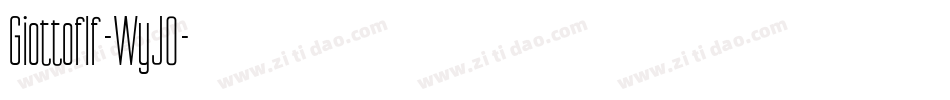 Giottoflf-WyJO字体转换