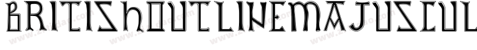 BritishOutlineMajuscules-Zy3q字体转换 BritishOutlineMajuscules-Zy3q字体转换