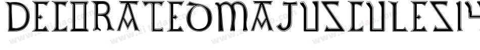 DecoratedMajuscules14ThC-pwzy字体转换