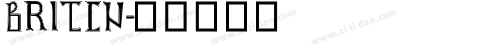 britcn字体转换