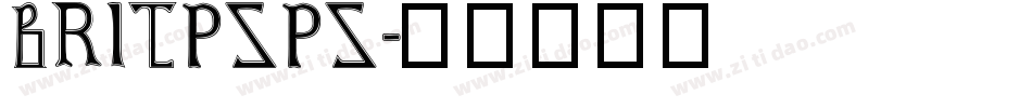 britpsps字体转换