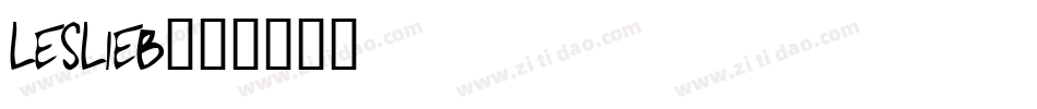 LESLIEB字体转换