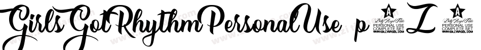 GirlsGotRhythmPersonalUse-p7Z6D字体转换