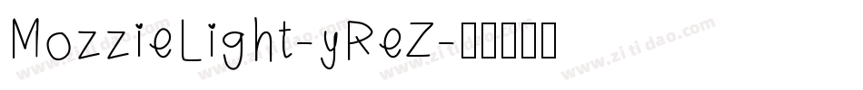 MozzieLight-yReZ字体转换