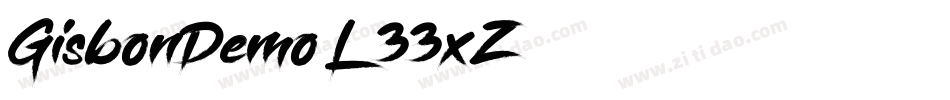 GisbonDemo-L33xZ字体转换