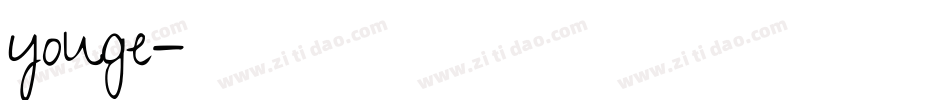 youge字体转换