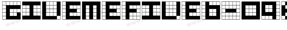 Givemefiveb-OqE6字体转换