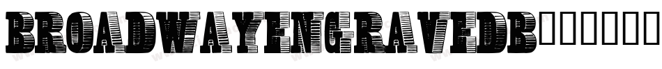 broadwayengravedb字体转换