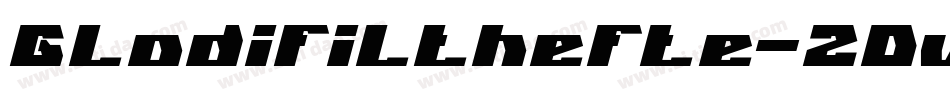 Gladifilthefte-2Dve字体转换