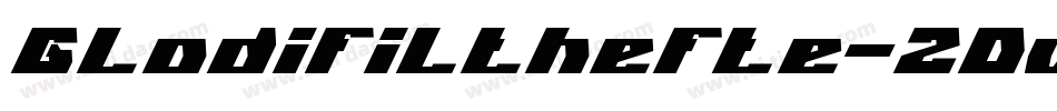 Gladifilthefte-2Dve字体转换