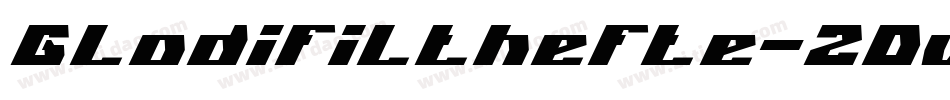 Gladifilthefte-2Dve字体转换