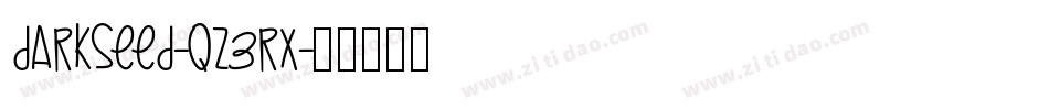 DarkSeed-qZ3Rx字体转换