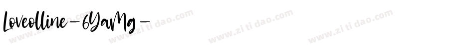Loveolline-6YaMg字体转换
